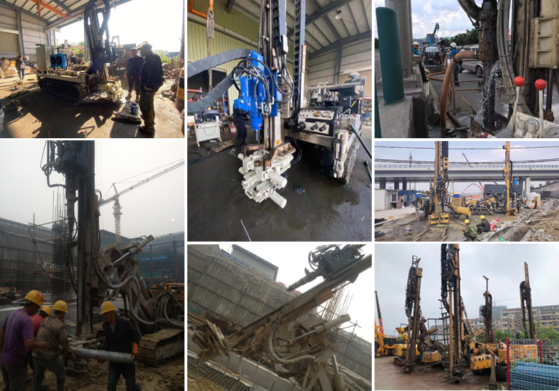 锚固钻机应用现场