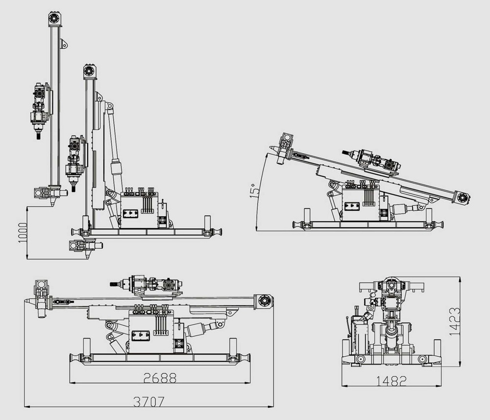 多功能台架钻机
